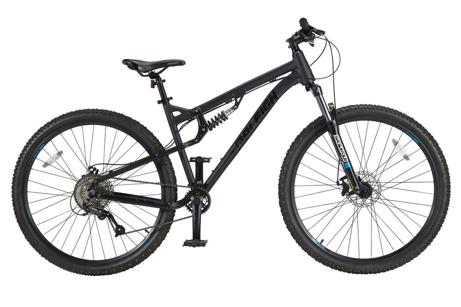 Vélo de montagne Raleigh Attack, double suspension