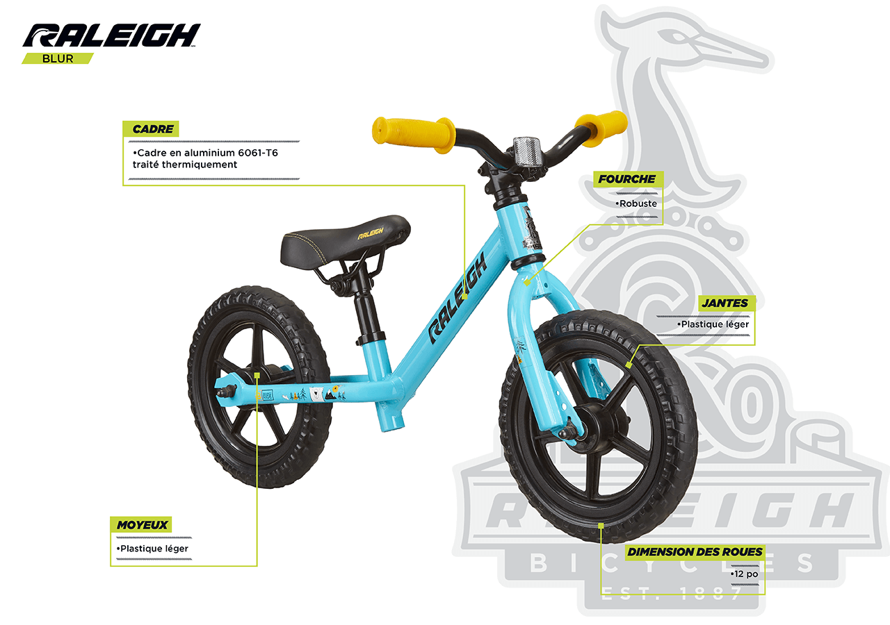 Vélo d'équilibre Blur - infographic 