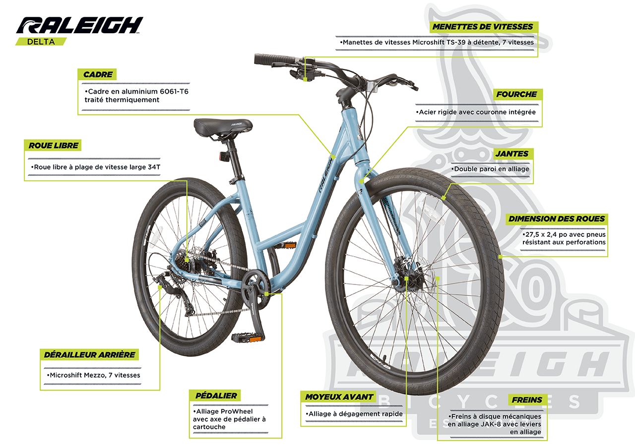 Dimension velo sale